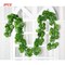 3Pc Artificial Hanging Plants Leaf Fake Long Green Malus Vine Garland 7.2 FT